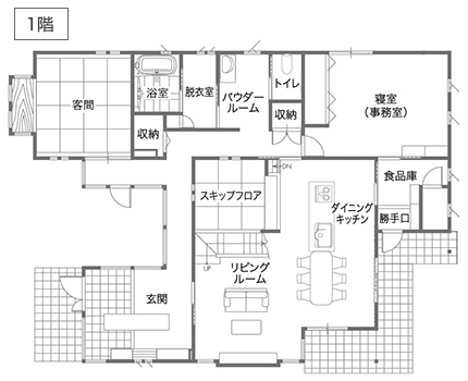 1階間取り図