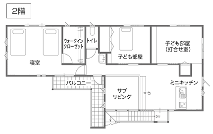 2階間取り図